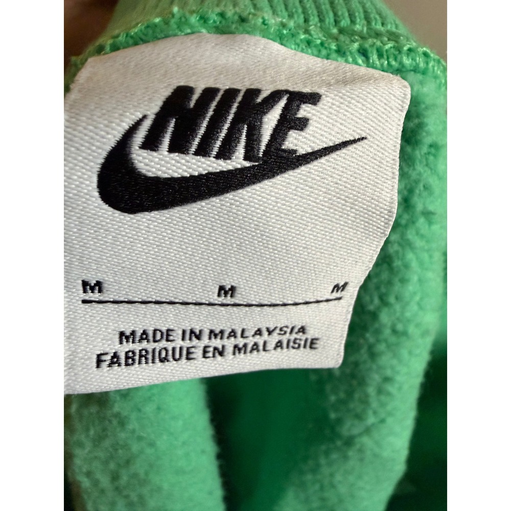 Nike Womens Green Blue Micro Swoosh Logo Knit Athletic Shorts Medium - Picture 4 of 4